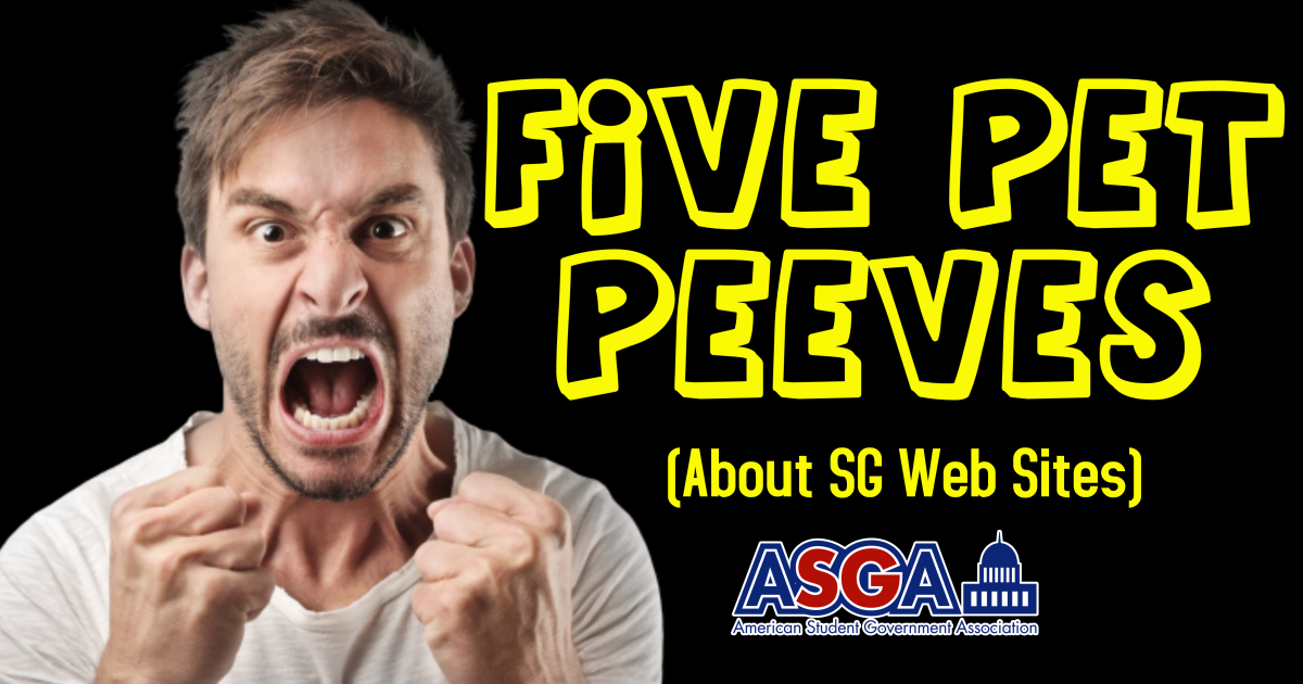 Five Pet Peeves